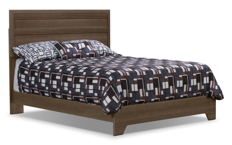 Olivia 5-Piece Queen Bedroom Package with Chest and Nightstand – Grey