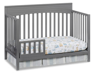 Harper Convertible Crib/Toddler Bed Package - Dove Grey | Ensemble lit de bébé et de bambin convertible Harper - gris tourterelle | HAR2GTBD