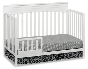 Harper Convertible Crib/Toddler Bed Package - Snow White | Ensemble lit de bébé et de bambin convertible Harper - blanc neige | HAR2WTBD