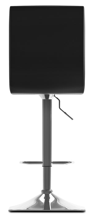 Axel High-Back Adjustable Bar Stool – Black