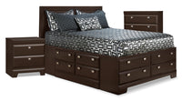 Yorkdale 5-Piece Full Storage Bedroom Package with Chest and Nightstand