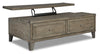 Hilla Coffee Table with Lift-Top – Light Brown