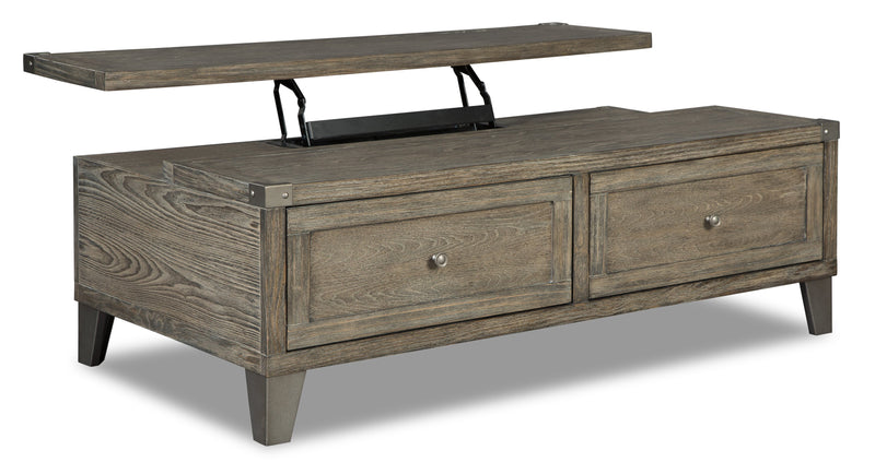 Hilla Coffee Table with Lift-Top – Light Brown