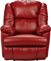 Bmaxx Bonded Leather Power Recliner - Red 