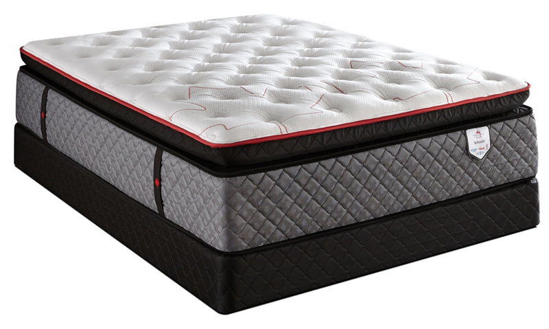 Springwall True North Chiropractic® Whistler Euro-Top Queen Mattress Set