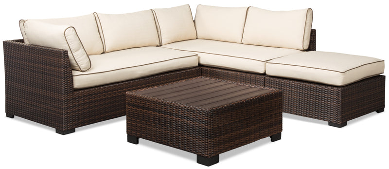 Loughran 4-Piece Patio Sectional Set