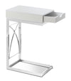 Turin Accent Table – Glossy White