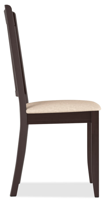 Atwood Dining Chair with Microfibre Seat - Beige