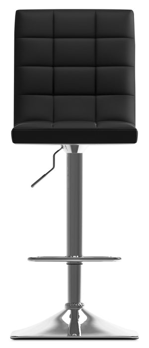 Axel High-Back Adjustable Bar Stool – Black