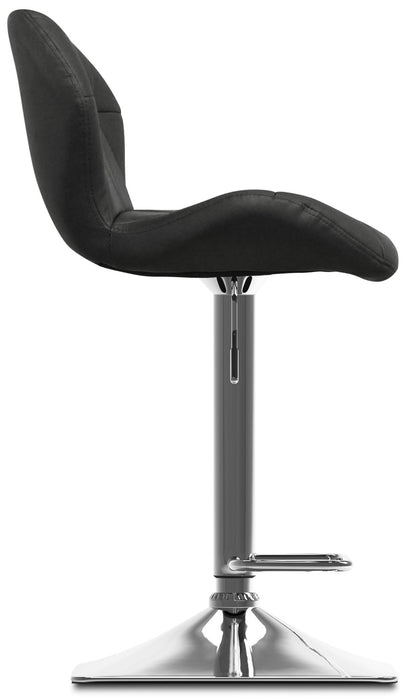 Emry Adjustable Bar Stool – Black