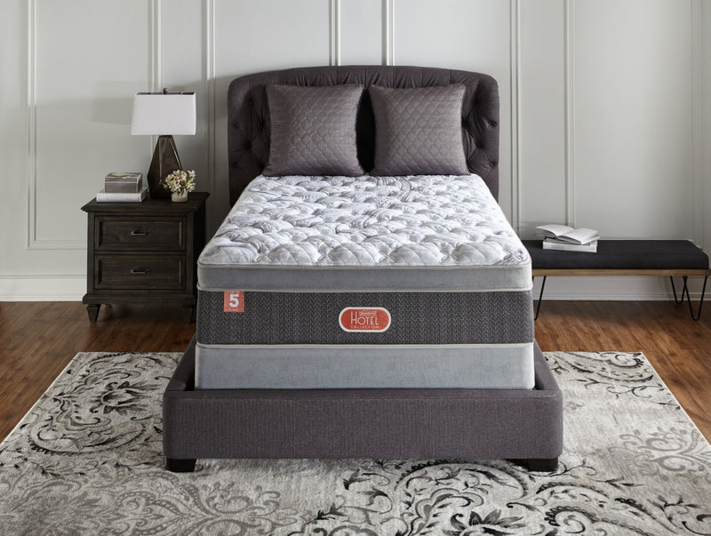 Beautyrest® Hotel Diamond 5 Plush Euro-Top Low-Profile Split Queen Mattress Set