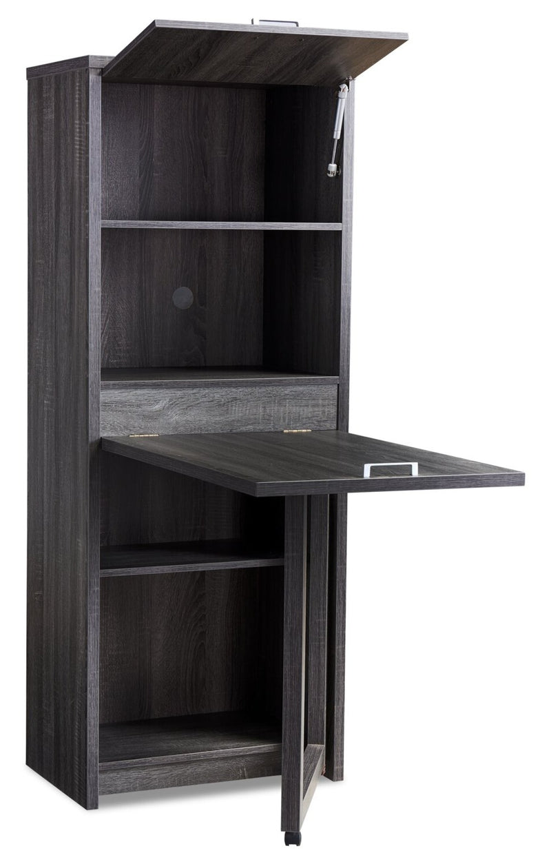 Nyla Writing Desk with Bookcase 