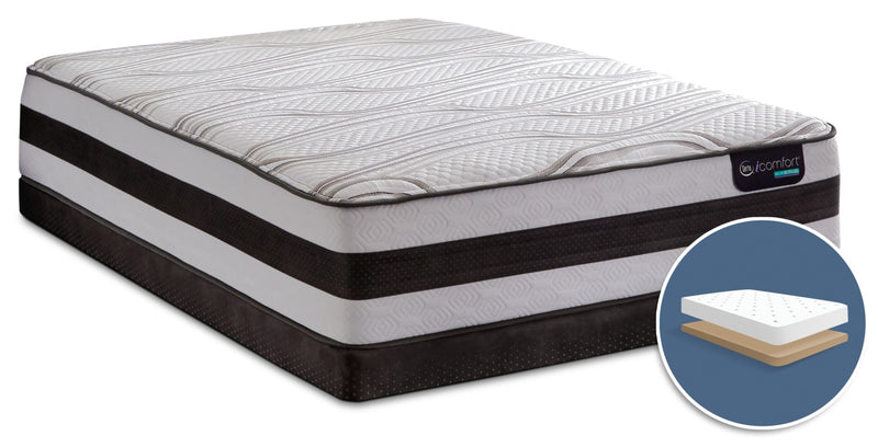 Serta iComfort® Hybrid Valentine Firm Low-Profile King Mattress Set