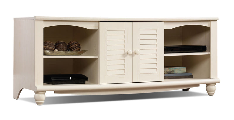 Baytona 63\" TV Stand - Antiqued White