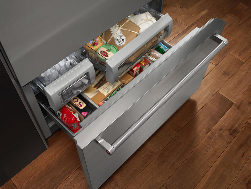 KitchenAid 36\" 20.9 Cu. Ft. Bottom-Mount Refrigerator - Stainless Steel - KBBL306ESS
