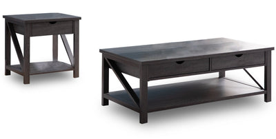 Jake 2-Piece Coffee and End Table Package 