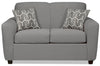 Jeri Fabric Loveseat - Grey