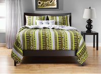 Radiant Flux Reversible Twin 3 Piece Duvet Cover Set
