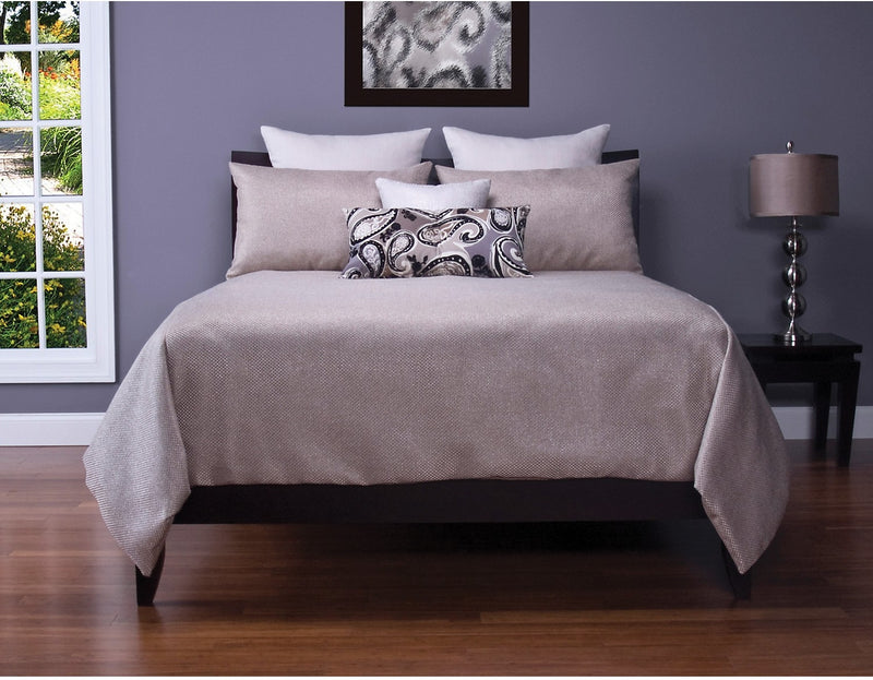 Silk Route Lotus 8 Piece King Duvet Cover Set