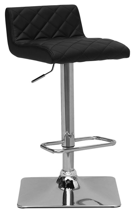 Coen Adjustable Bar Stool, Set of 2 – Black