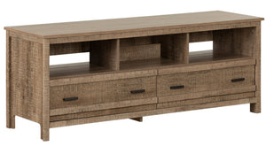 Exhibit 60" TV Stand - Weathered Oak | Meuble pour téléviseur Exhibit de 60 po - chêne vieilli | D83GL5BV