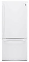 GE 20.9 Cu. Ft. Bottom-Freezer Refrigerator – GDE21DGKWW
