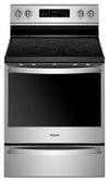 Whirlpool 6.4 Cu. Ft. Electric Range with AquaLift® and Self-Clean - Fingerprint Resistant Stainless Steel - YWFE775H0HZ