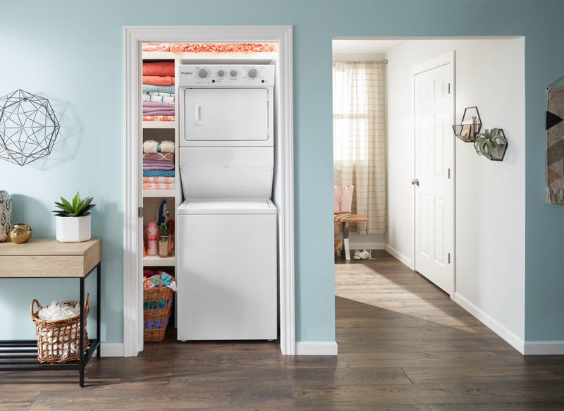 Whirlpool 4 Cu. Ft. Electric Stacked Laundry Centre 9 Wash Cycles a