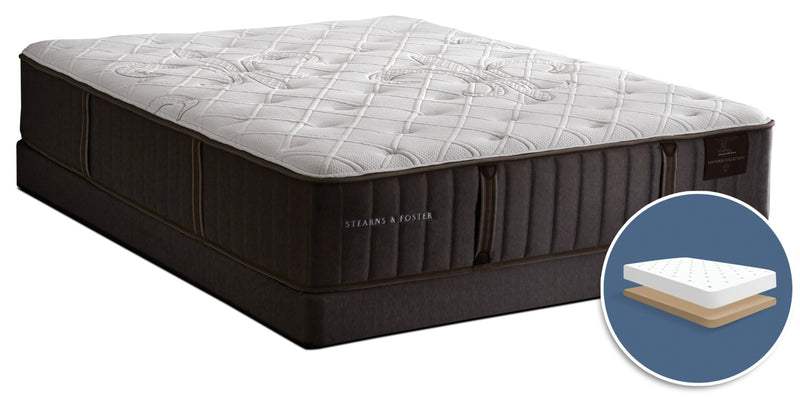 Stearns & Foster Finsbury Firm Low-Profile King Mattress Set