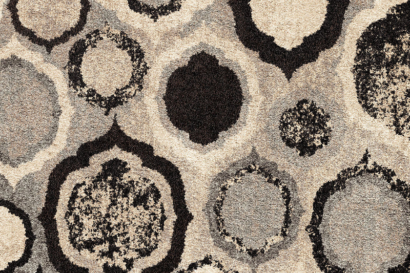 Pannel Silver Area Rug – 5' x 8'