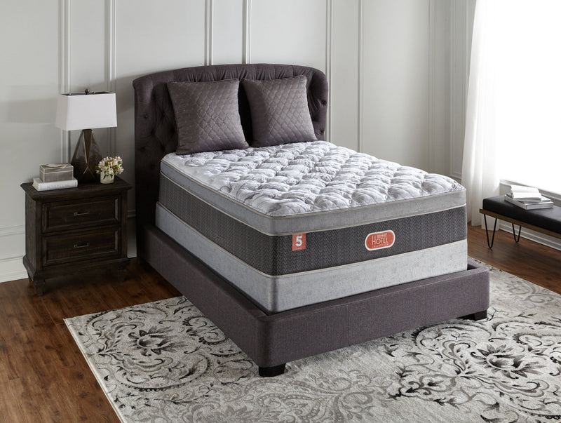 Beautyrest® Hotel Diamond 5 Plush Euro-Top Low-Profile Split Queen Mattress Set