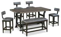 Ironworks 6-Piece Counter-Height Dining Package