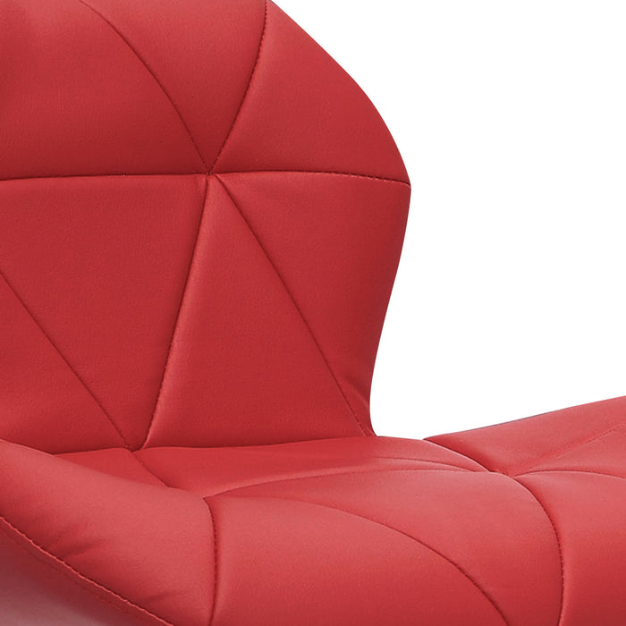 Emry Adjustable Bar Stool – Red
