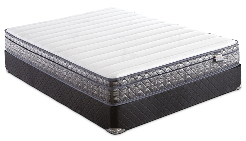 Springwall Endeavour 4 Euro-Top Firm Low-Profile Split Queen Mattress Set