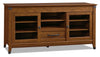 Carson Forge 61\" TV Stand with Digital Dock™ – Washington Cherry
