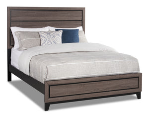 Kate Queen Bed - Grey