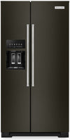 KitchenAid 22.6 Cu. Ft. Counter-Depth Side-by-Side Refrigerator - KRSC703HBS