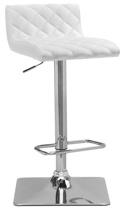 Coen Adjustable Bar Stool, Set of 2 – White