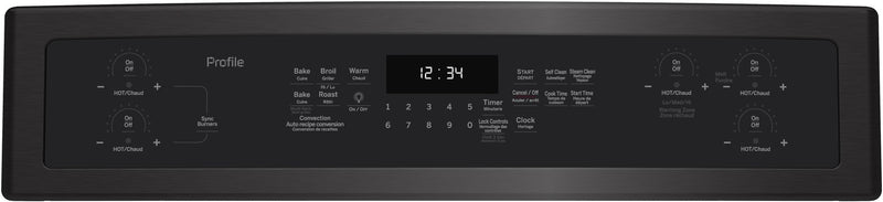 GE Profile 6.2 Cu. Ft. 5-Element Smooth-Top Electric Induction Range – PCHB920BMTS