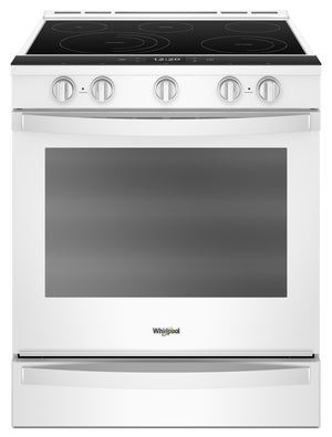 Whirlpool 6.4 Cu. Ft. Smart Slide-in Electric Range with Frozen Bake™ Technology - YWEE750H0HW