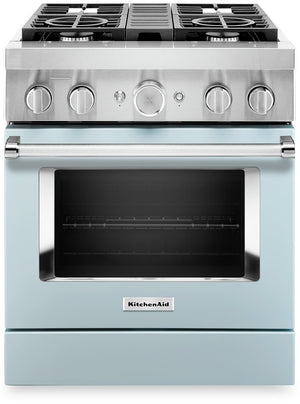 KitchenAid 30'' Smart Commercial-Style Gas Range - KFGC500JIB