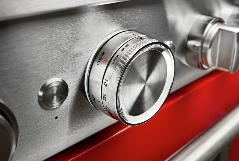 KitchenAid 5.1 Cu. Ft. Smart Dual Fuel Range with Self-Clean - Passion Red - KFDC506JPA