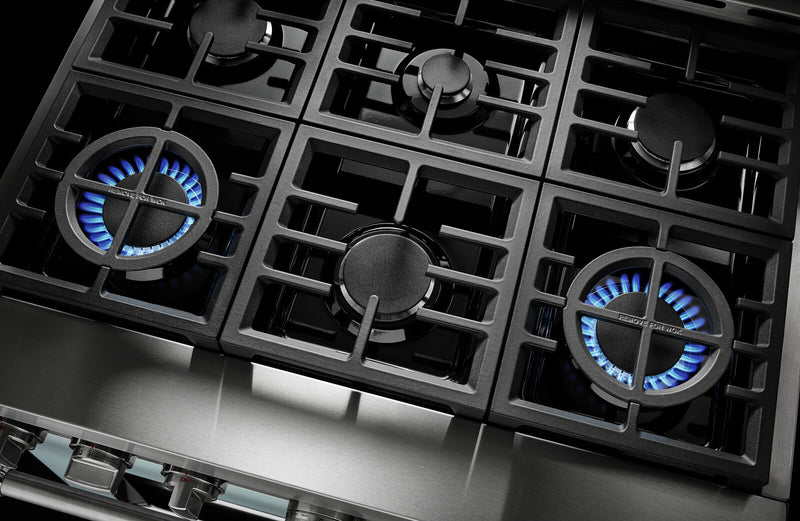 KitchenAid 5.1 Cu. Ft. Smart Dual Fuel Range with Self-Clean - Miami Blue - KFDC506JMB
