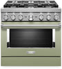 KitchenAid 36" Smart Commercial-Style Dual Fuel Range - KFDC506JAV
