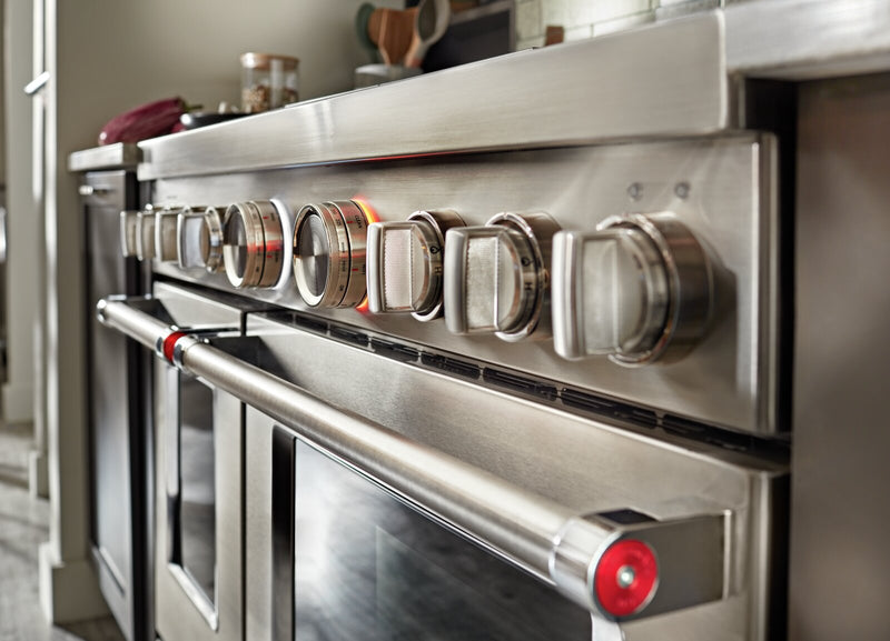 KitchenAid 48'' Smart CommercialStyle Gas Range with Griddle KFG