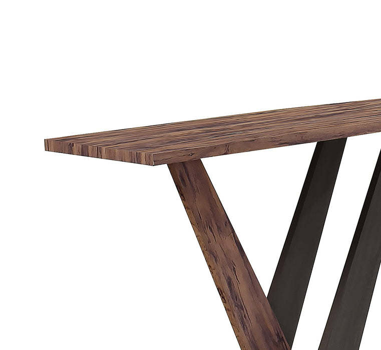 Kinsley 47.25\" Modern Sofa Table - Dark Brown Wood