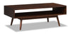 Kisper Coffee Table - Brushed Brown