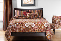 Rocking Around Reversible 3 Piece Twin Duvet Cover Set