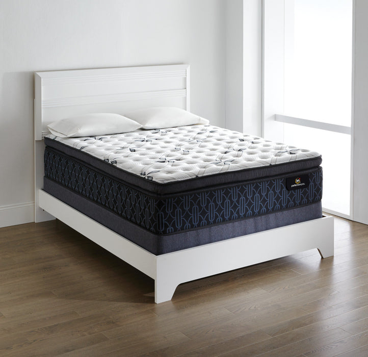Serta Perfect Sleeper® Mansell Plush Super Pillow-Top Low-Profile Split Queen Mattress Set
