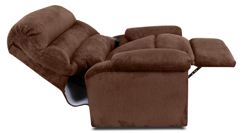 477 Chenille 3-Position Power Lift Chair – Walnut